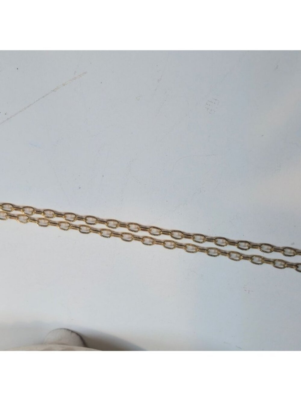 Vintage Giovanni Brushed Gold-Tone Seagull Pendant Necklace Textured Long Chain - Picture 8 of 14